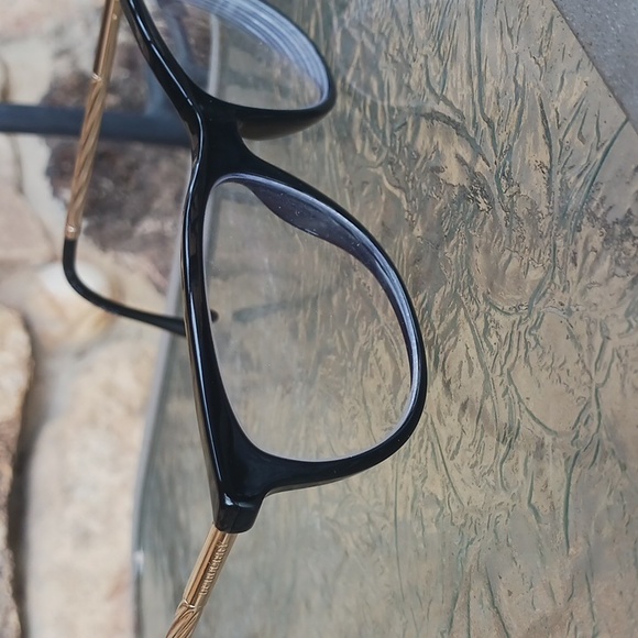 Women's BURBERRY eyeglass frames B2189 black and gold - Picture 5 of 10